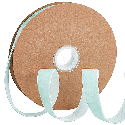 Flocking Ribbon&nbsp;SRIB-WH0009-04B-02-1