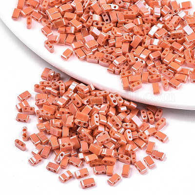 FGB 2-Hole Glass Seed Beads&nbsp;SEED-S031-M-SH130-1