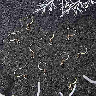 200Pcs Brass Earring Hooks&nbsp;KK-CN0001-35-1