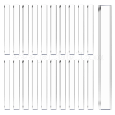 120Pcs Transparent Acrylic Sheets&nbsp;FIND-GA0007-20B-1