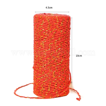 Cotton Metallic String Threads&nbsp;PW-WG20732-04-1