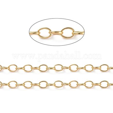 Brass Cable Chains CHC-G005-17G-1