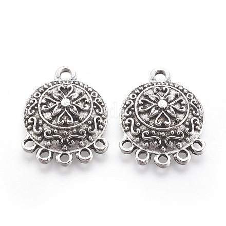 Tibetan Style Alloy Chandelier Components PALLOY-F213-02AS-1