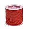 11M Polyester Braided Cord with Cotton Core & Metallic Thread, Red, 2.5mm, about 10.0465 Yards(11m)/Roll