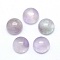 Natural Amethyst Cabochons, Half Round, 8x3.5~4mm