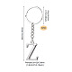 Alloy Keychains&nbsp;KEYC-TADJ0001-11Z-3