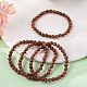 Synthetic Goldstone Bead Stretch Bracelets&nbsp;BJEW-K212-A-002-1