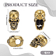 4Pcs Brass Beads&nbsp;KK-PH0013-27AG-2