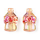 UV Plating Transparent Acrylic Beads&nbsp;PACR-N015-09-3