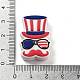Independence Day Theme Silicone Beads&nbsp;SIL-M005-01C-3