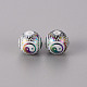 Electroplate Glass Beads&nbsp;EGLA-Q123-012B-1