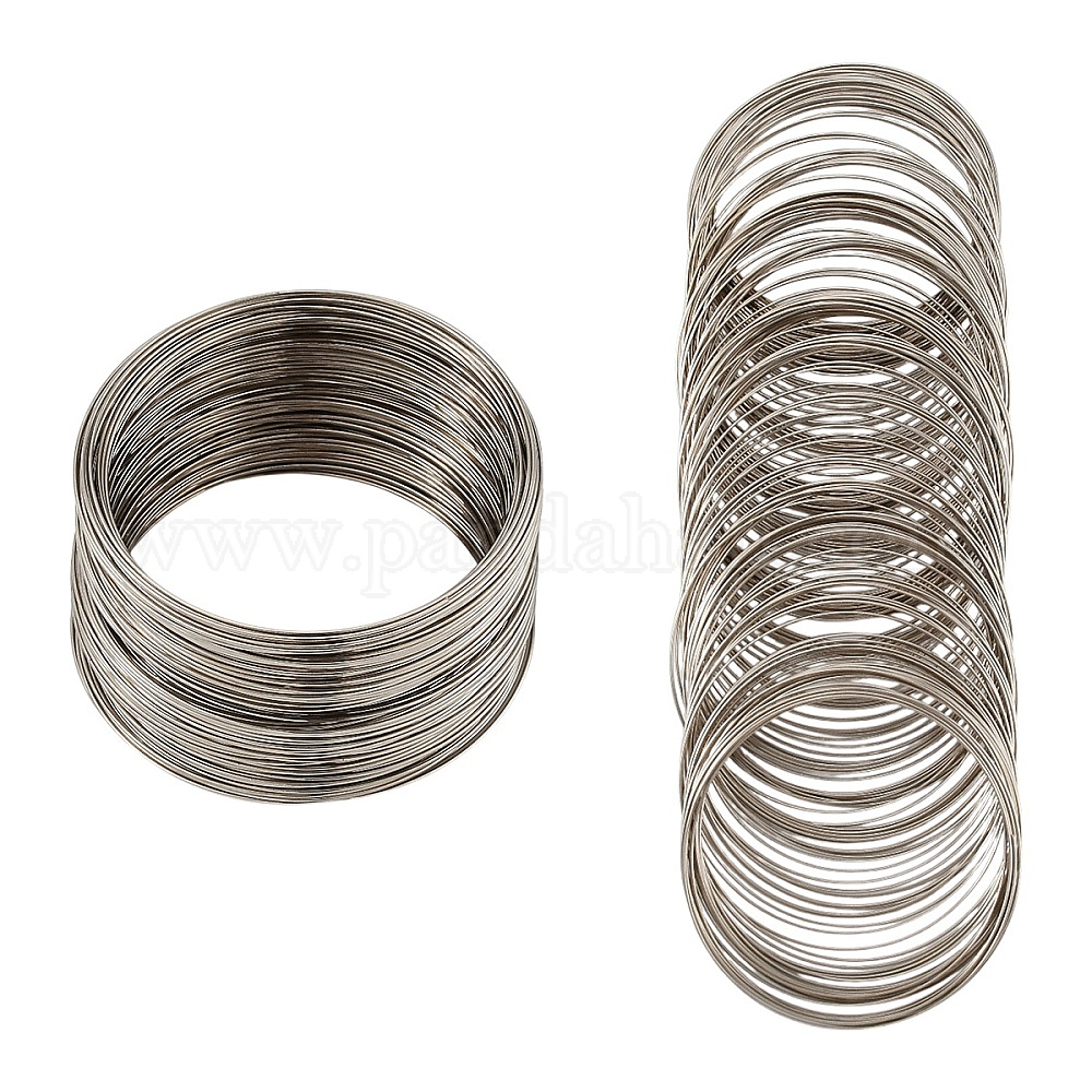 Memory Wire Color Wholesale 200 Circles Steel Memory Wire - Pandahall.com