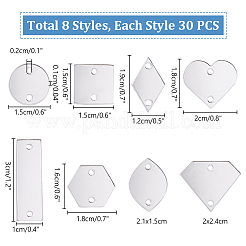 Sew On Mirror Rhinestones&nbsp;DIY-PH0023-15B