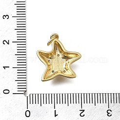 Brass Micro Pave Cubic Zirconia Pendants&nbsp;KK-D431-021B-01G