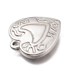 Non-Tarnish 304 Stainless Steel Pendants&nbsp;STAS-Z008-17