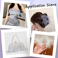 2M Fashion Ostrich Feather Trimming&nbsp;DIY-GF0009-50B