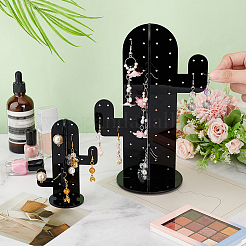 2 Sets 2 Styles Cactus Acrylic Earring Display Stands&nbsp;EDIS-PH0001-64B