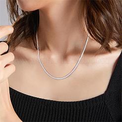 Simple Long Chain Necklace Stainless Steel Sweater Necklace Adjustable Chain Necklace Bold Snake Chain Necklace Trendy Statement Necklace Neck Jewelry for Women&nbsp;JN1102A
