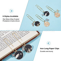 Iron Long Paper Clips&nbsp;AJEW-OC00005