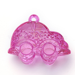 Transparent Acrylic Pendants&nbsp;TACR-T002-15