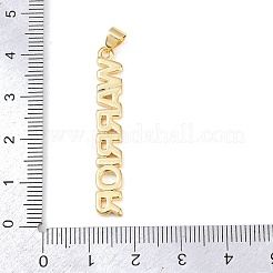 Brass Pendants&nbsp;KK-C162-054A-02G