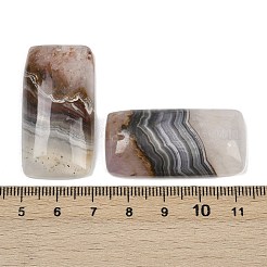Natural Amethyst Lace Agate Pendants&nbsp;G-A244-10B