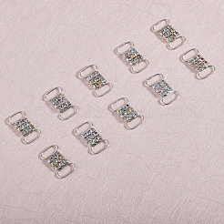 20Pcs Brass Rhinestone Buckles&nbsp;FIND-CA0008-35A