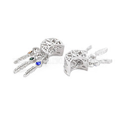 Rack Plating Alloy European Dangle Charms&nbsp;MPDL-N039-117