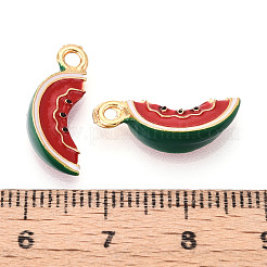 Fruit Alloy Enamel Pendants&nbsp;ENAM-N062-06E
