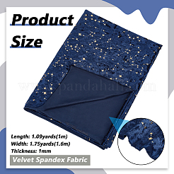 1M Velvet Spandex Fabric&nbsp;DIY-BC0017-52B