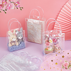 120Pcs 3 Styles PVC Gift Tote Bags&nbsp;ABAG-WA0001-32