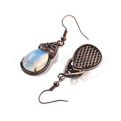 Opalite Teardrop Dangle Earrings&nbsp;EJEW-B055-01R-18