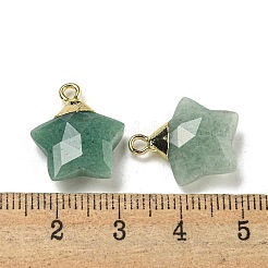 Natural Green Aventurine Pendants&nbsp;G-P540-01G-07