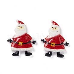 Christmas Themed Opaque Resin Cabochons&nbsp;CRES-P022-14
