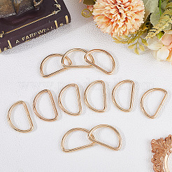 20Pcs Iron D Rings&nbsp;IFIN-SP0001-21B-LG