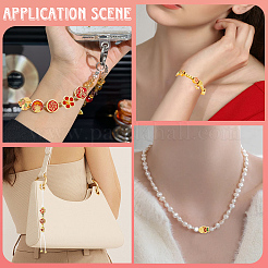 44Pcs 11 Styles Alloy Enamel European Beads&nbsp;ENAM-PA0001-02