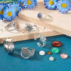 DIY Gemstone Ring Making Kit&nbsp;DIY-TA0005-21