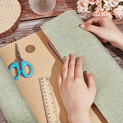 1 Sheet Rectangle Linen Fabric&nbsp;DIY-OC0012-04D