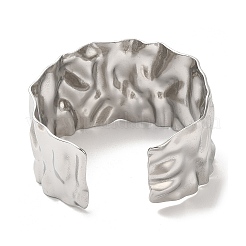 Non-Tarnish 304 Stainless Steel Wide Open Cuff Bangles&nbsp;BJEW-L682-021P