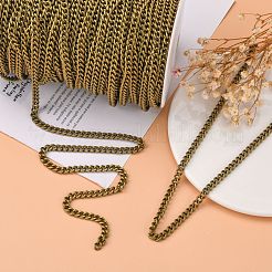 Iron Cuban Link Chains&nbsp;CH-R013-7x5.5mm-AB-NF