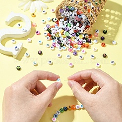 1400Pcs 7 Styles Opaque & Transparent Acrylic Beads&nbsp;MACR-YW0003-34