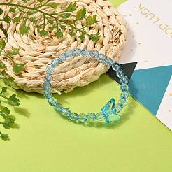 Transparent Acrylic Beads Kids Bracelets&nbsp;BJEW-JB05537