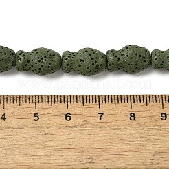 Natural Lava Rock Beads Strands&nbsp;G-U007-01J