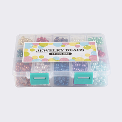 15 Color Glass Pearl Beads&nbsp;HY-X0008-6mm