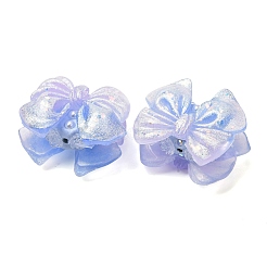 Luminous Opaque Resin & Rhinestone & Polymer Clay Beads&nbsp;RE-CBA1913-02I