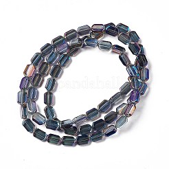 Electroplate Glass Beads Strands&nbsp;EGLA-L042-HP01