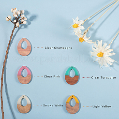 Resin & Wood Pendants&nbsp;RESI-OL0001-11C