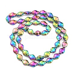Electroplate Glass Beads Strands&nbsp;EGLA-G037-12A