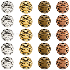 100Pcs 4 Colors Zinc Alloy Beads&nbsp;FIND-PA0001-16