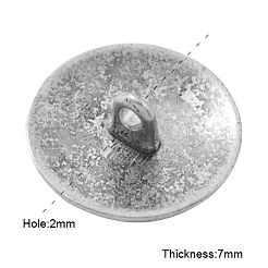 Tibetan Style Shank Buttons&nbsp;TIBEB-R052-AS-LF